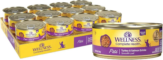 Wellness Complete Health Pate Adult Wet Cat Food, Natural, Protein-Rich, Grain F -  Wellness