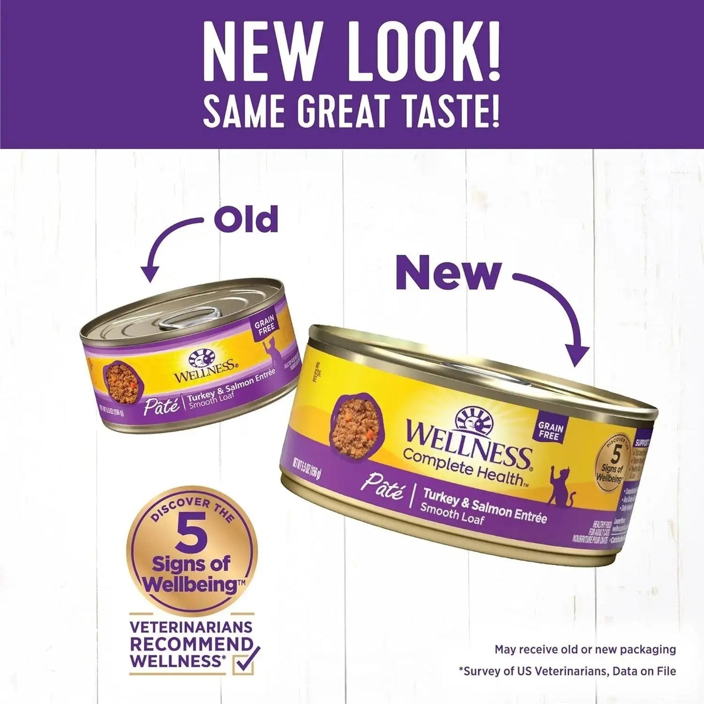 Wellness Complete Health Pate Adult Wet Cat Food, Natural, Protein-Rich, Grain F -  Wellness